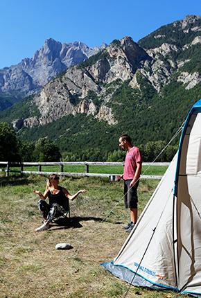 Campsite Les Vaudois Les Vigneaux Southern Alps