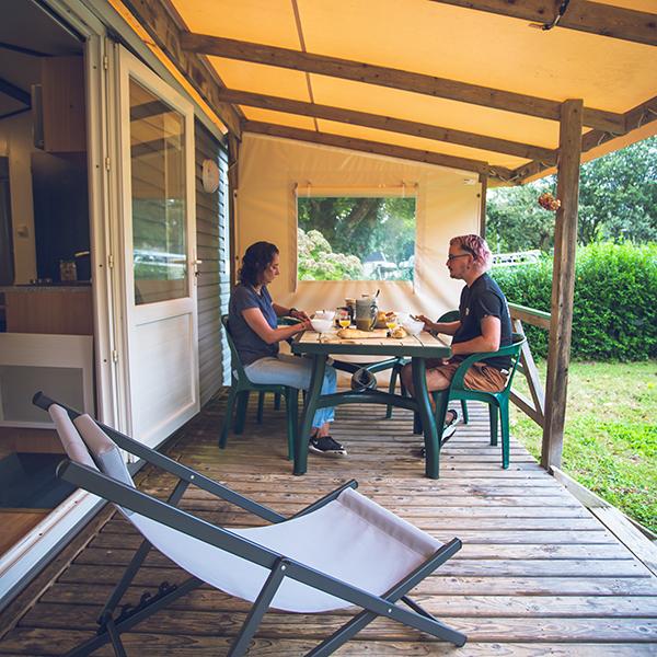 Campsite Les Ajoncs d'Or Trégastel Brittany