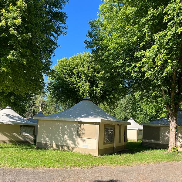 Campsite Les Rives de la Dordogne Domme