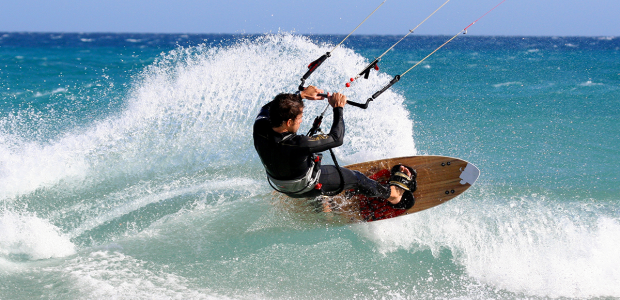 Kite Surfing in the Landes