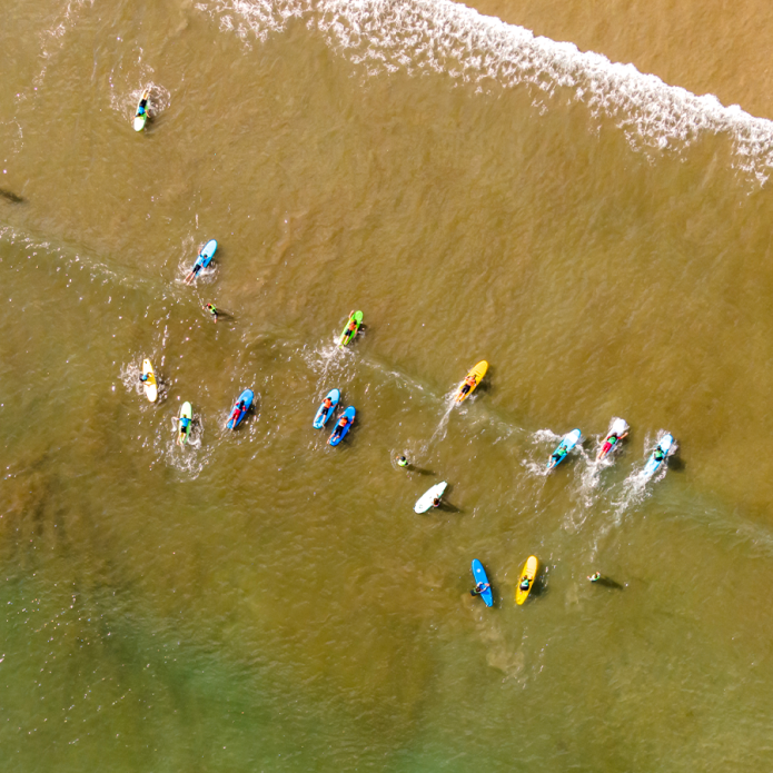 SURFING FROM THE SKY