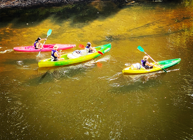 Canoeing on the Dordogne river