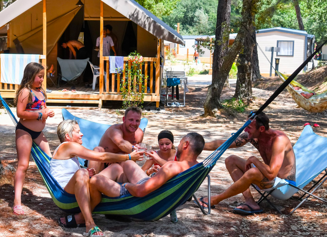 Hammock at the campsite