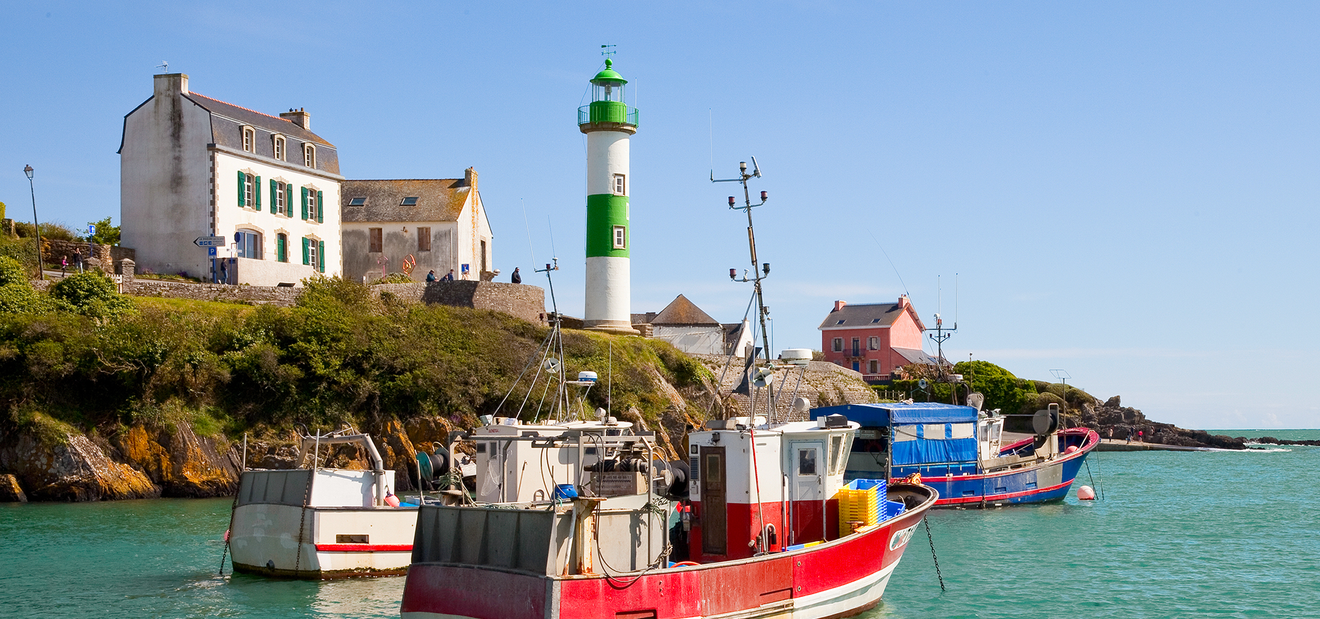 fishing boats in Brittany