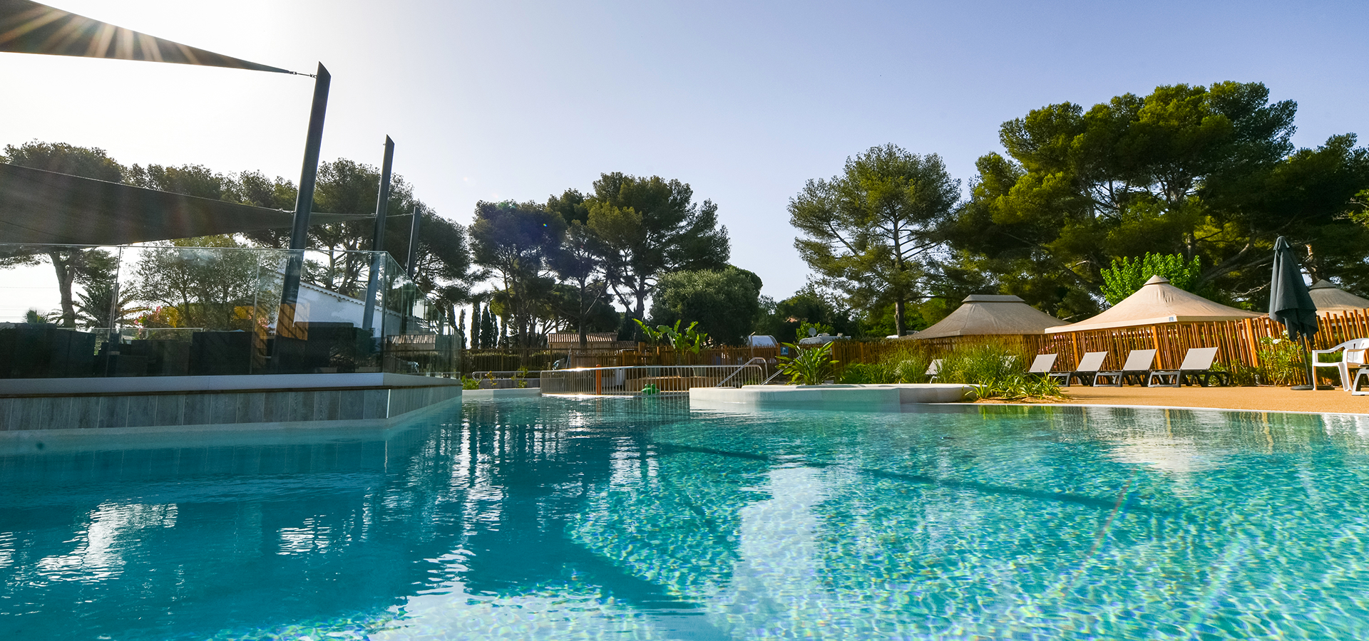 Dream campsite with swimming pool