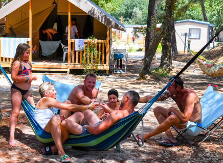 Hammock at the campsite