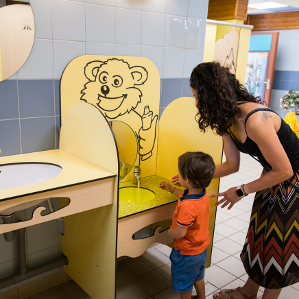 children's sanitary area