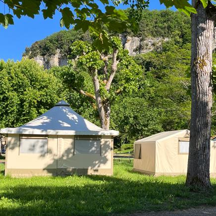 Campsite Les Rives de la Dordogne Domme