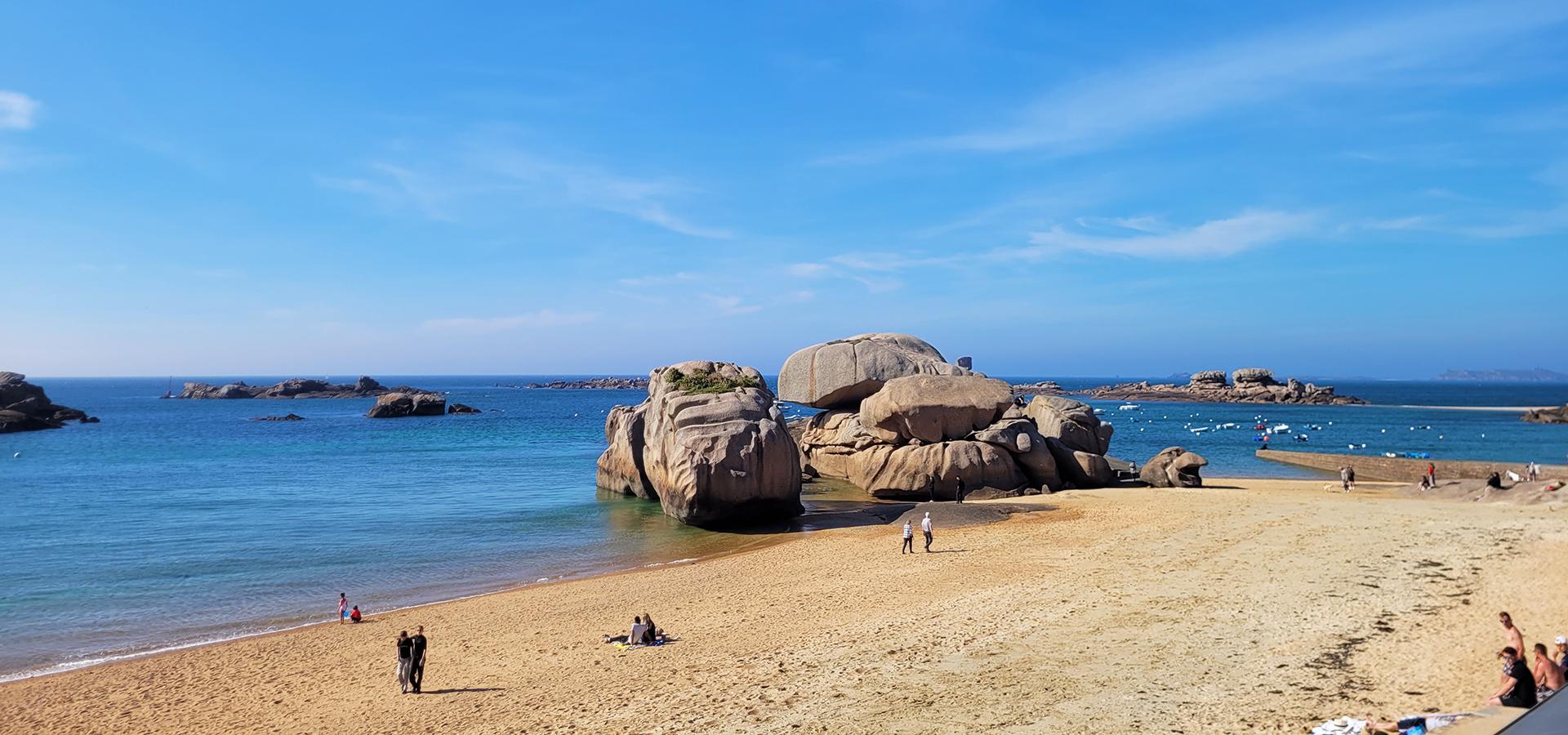 Campsite Les Ajoncs d'Or Trégastel Brittany